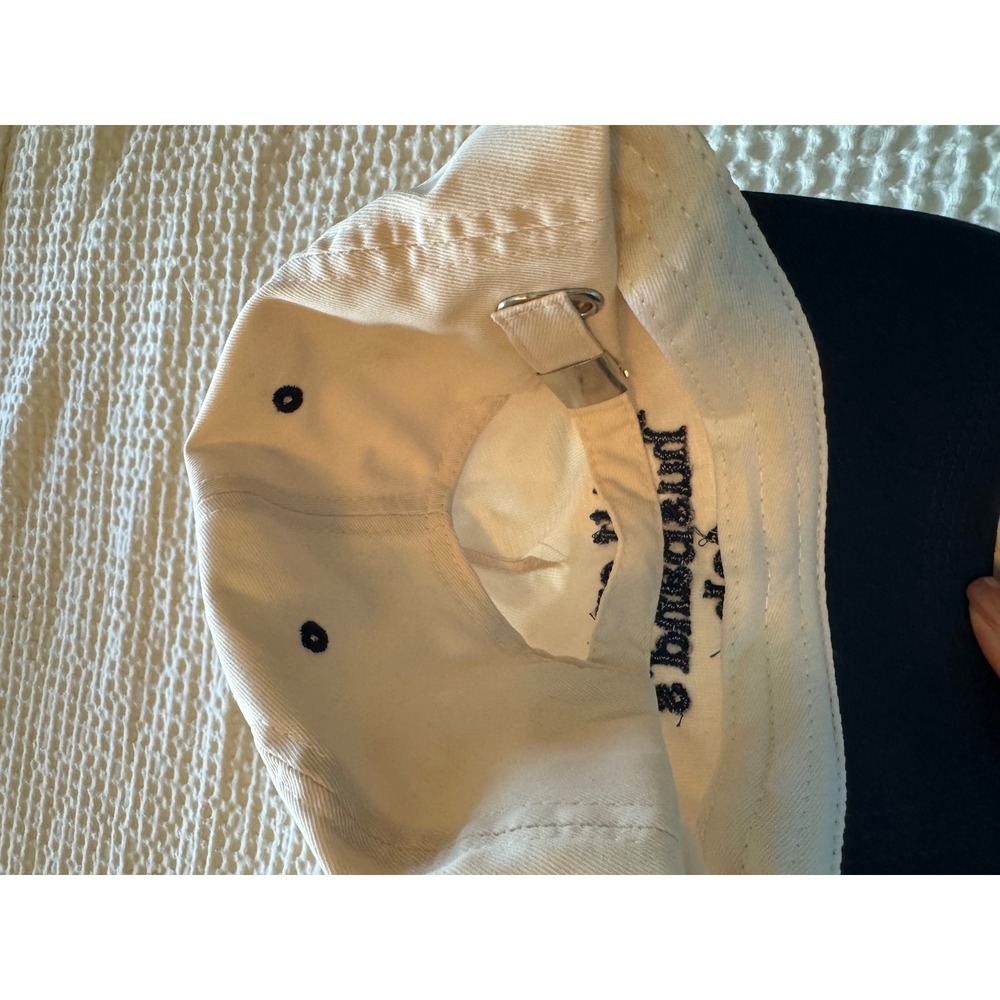 Put It On My Husbands Tab Baseball Cap Navy White Embroidered Adjustable Hat - Picture 4 of 4